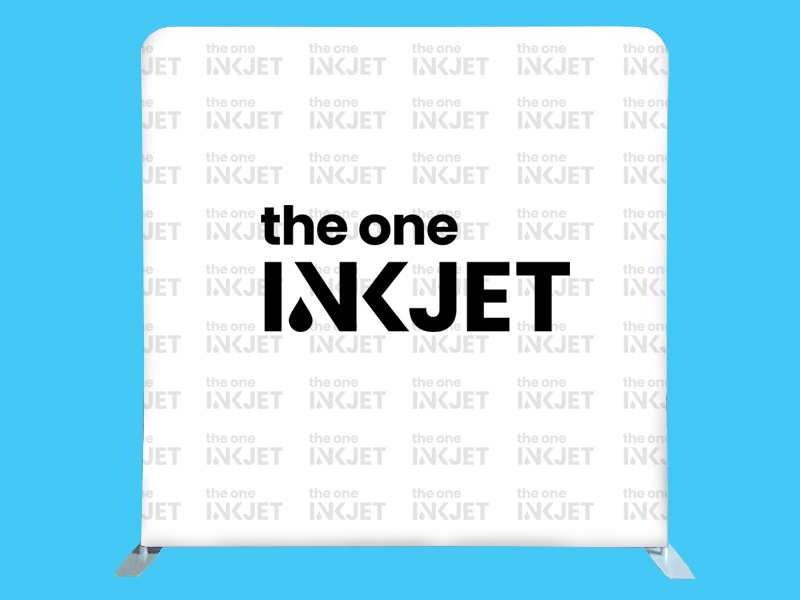 Tension Fabric Backdrop Stand Flat | Lightweight Flat Display Backdrop | The One Inkjet